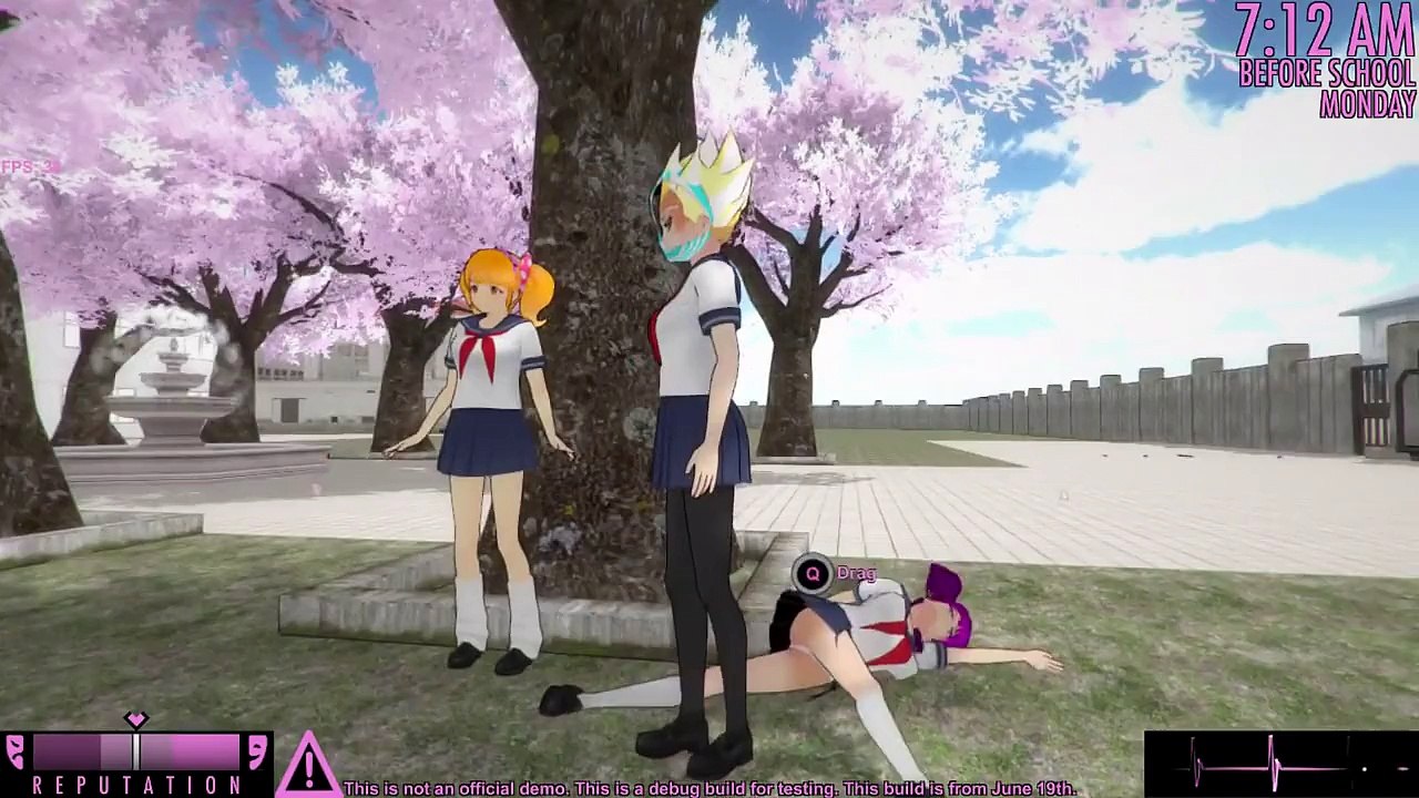 ATTACK ON SENPAI! - Yandere Simulator Funny Moments (Gameplay Montage)