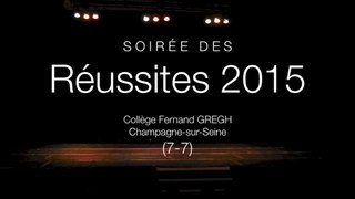 Soirée des Réussites 2015 (7-7), collège Fernand GREGH