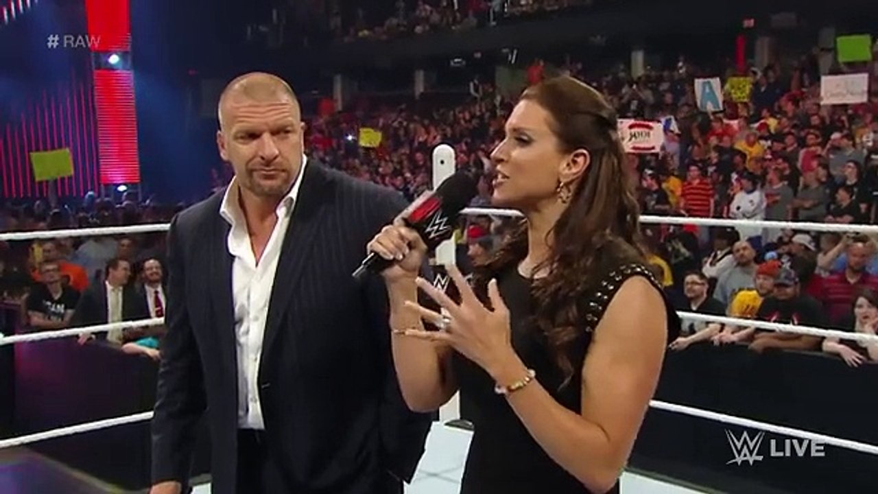 Brock Lesnar is revealed as Seth Rollins' next challenger  Raw, June 15, 2015 - Full Official Video