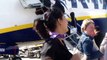 Boarding a RyanAir 737 at London Stansted Airport