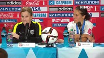 USA REACTION - Post Match Press Conference - Carli LLOYD  Jill ELLIS (USA)