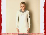 Womens Bench Womens Double Funnel Neck Sweat in Cream - 14