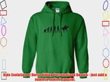 Kids Evolution of Horse Riding Hoodie Ages 5-15 Various colours