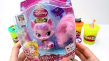 Disney Princess Aurora Palace Pets Beauty Play-Doh Surprise Eggs Mickey Minnie Mouse Squin
