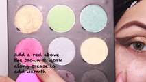 Asian Bridal Makeup tutorial using AOM Cosmetics ماكياج العربي