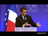 Discours de Nicolas Sarkozy à l'ouverture du colloque 