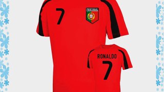 Portugal Sports Training Jersey (ronaldo 7) - Kids