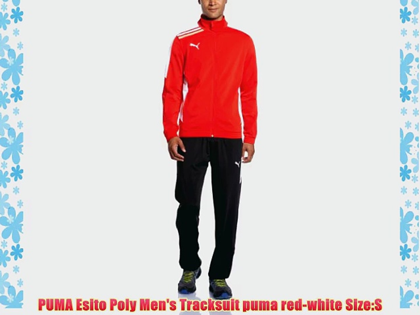 puma red and white tracksuit