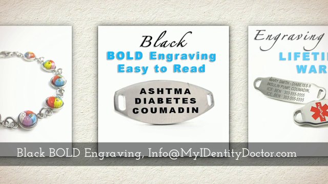 Custom Engraved Medical Bracelets Lakewood CO, 80245 | My IDentity Doctor