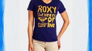 Roxy Roll Sleeve Tee Womens Shirt Indigo Large