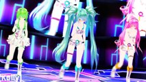 【MMD:60fps】ハイファイレイヴァー / Hi-Fi Raver【Gumi ・Miku ・Luka】