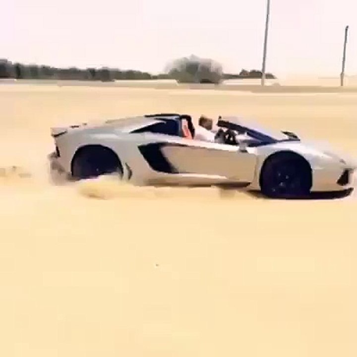 Some fun in the Aventador