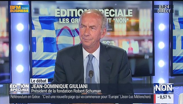 Jean-Dominique Giuliani VS Jean-Marc Daniel : Que va décider l'Union Européenne après le non grec ? - 06/07