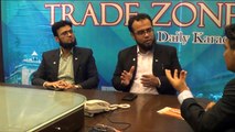 A.K Memon hosting forum Rehan Yaseen (Director)  Nisar Ahmed (Coordinator) - Alamgir Welfare Trust discussing at Trade Zone Forum.