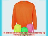 TTC Homies Neon Sweatshirt Hipster Cara Tumblr Swag Top Sweatshirt Large Neon Green