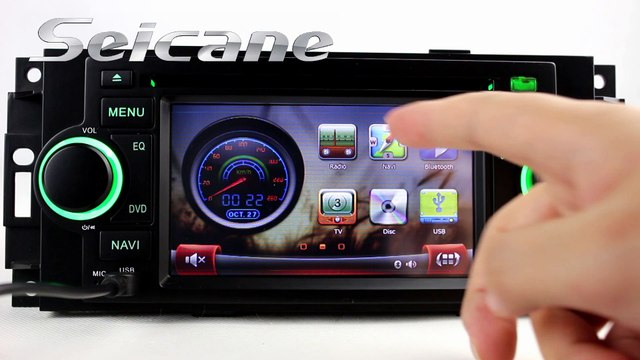 Plug and play 2004-2008 Chrysler Pacifica sat nav autoradio support 3G WIFI SWC Dual zone function