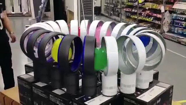 Utiliser des ventilateurs Dyson pour faire tourner un ballon CHECK !