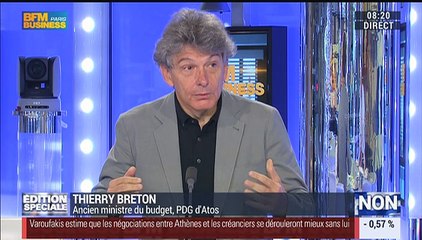 Edition Spéciale Grèce: le gouvernement grec n'a-il plus d'autres alternatives que de reprendre les négociations ? : Thierry breton (1/2) - 06/07