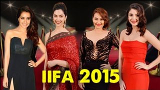 IIFA Awards 2015 : Deepika Padukone, Anushka Sharma SIZZLE the Red Carpet