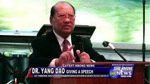 SUAB HMONG NEWS: Dr. Yang Dao given a speech at Hmong Nationalities Organization Event