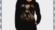 Wellcoda | Big Shih Tzu Puppy Womens NEW Animal Face Black Hoodie 2XL