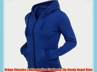 Urban Classics Ladies Ladies Zip Hoody Zip Hoody Royal Blue