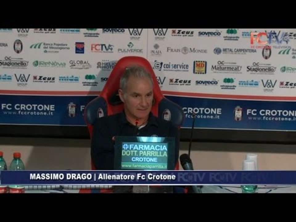 Sala Stampa, la conferenza post gara di Crotone-Varese