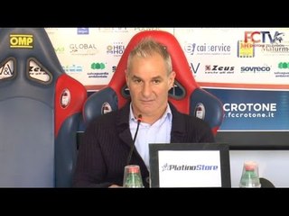 Verso #BariCrotone, mister Drago in conferenza
