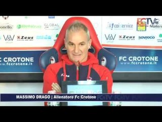 Verso #CrotoneSpezia, Massimo Drago in conferenza
