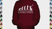 Wheelchair Basketball Evolution of Man - Unisex Hoodie - Mens/Womens/Ladies Size 2X-Large Colour