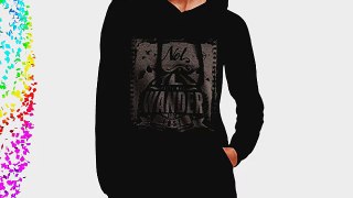 Wellcoda | All Wonder Are Lost Womens NEW Travel Quote Black Hoodie 2XL