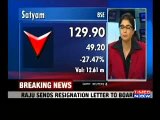 Breaking News:Ramalinga Raju resigns as Satyam Chairman, admits 
