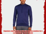 Ashworth Men's Pima Half Zip Sweater - Patriot Blue Medium