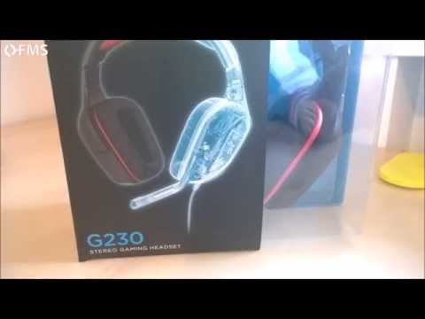 Logitech G230 Stereo Gaming Headset per PC: Unboxing | Esclusiva italiana