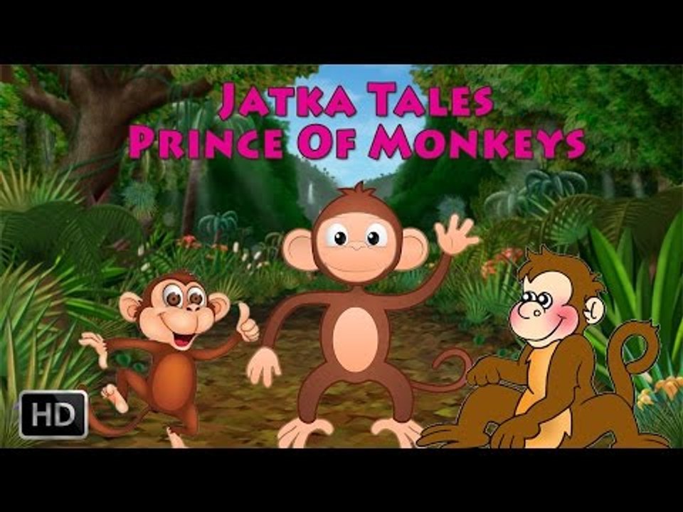Jataka Tales - Short Stories For Children - Prince Of Monkeys - Monkey Stories For Kids