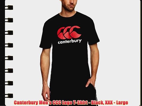 Canterbury Men's CCC Logo T-Shirt - Black XXX - Large