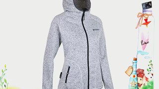 Mountain Warehouse Nevis Womens Full Zip Hoodie Light Grey 18