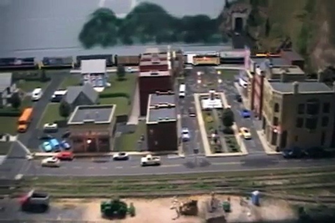 HO Scale Model Train Layout