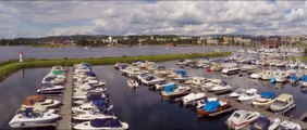 Boat chase with Phantom 2, Gimbal h3-2d, GoPro 3  black edition - Mjøsa Norway
