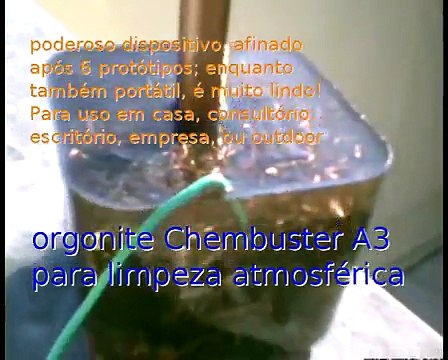 Orgonite chembuster doméstica classe A3 poderosa!
