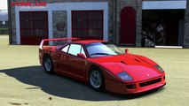 Ferrari F40 at Donington Park - Test Drive Ferrari Racing Legends PS3 Gameplay
