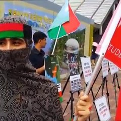 Hafsa Baloch BSO Azad South Korea Zone