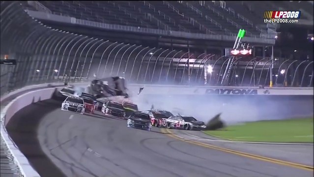 Nascar Daytona 2015 Coke Zero 400 Finish Dillon Horror Crash BigOne