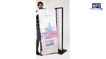 Illuminated Magnetic Totem Poster Stands