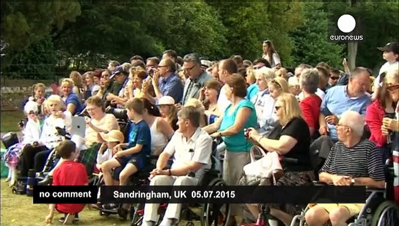 Hundreds gather for christening of Britain's Princess Charlotte