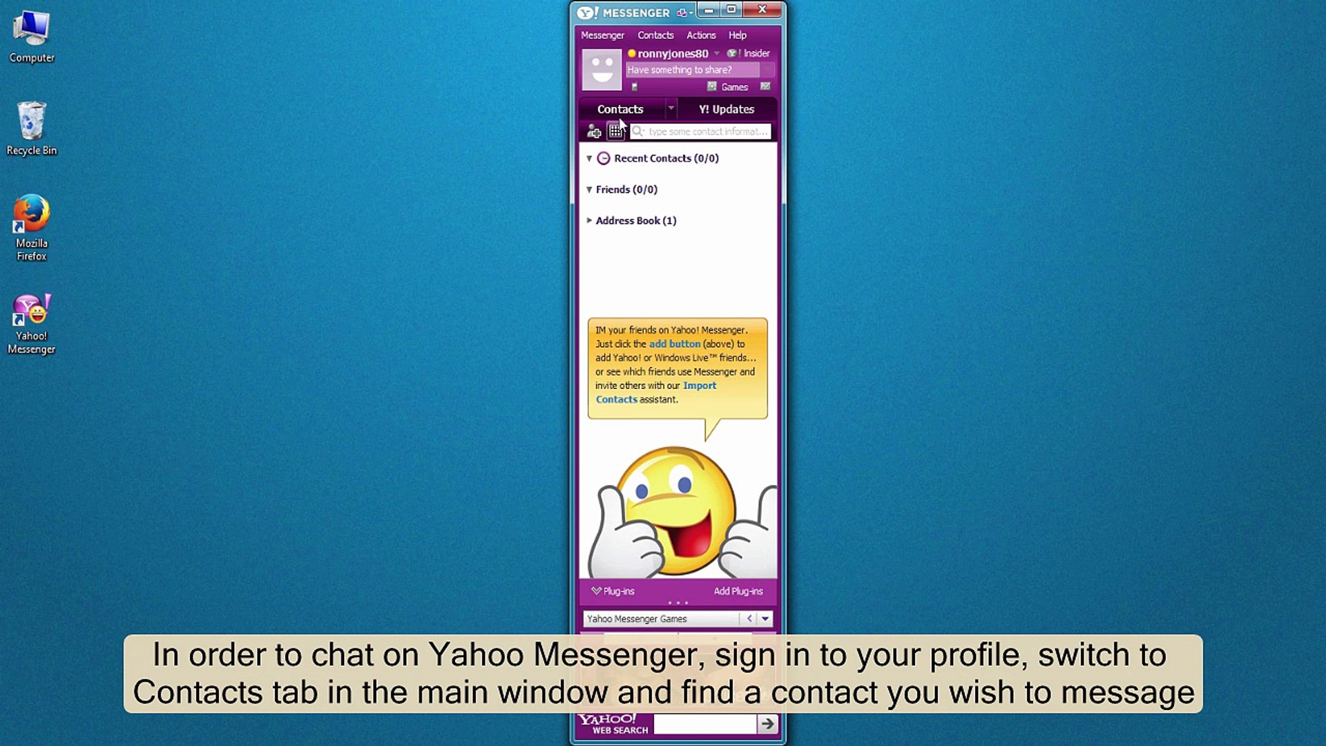 Can yahoo t in messenger sign Why Can't