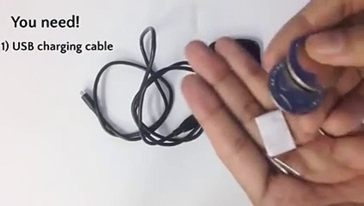 How to charge mobile with paper