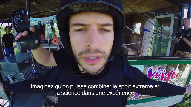 Saut à l'élastique sans fil dans une pub pour Ikea