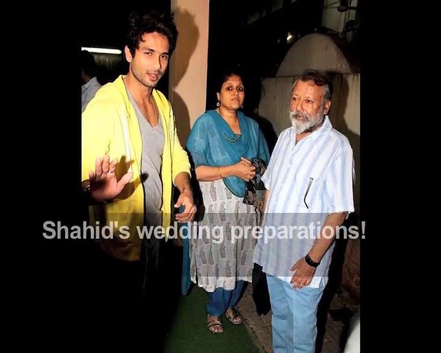 Shahid's wedding preparations!