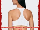 NIKE Reversible Women's Sports Bra White/Cool Grey Size:L